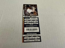 ASTROS 2015 TICKET STUB 8/23/15 VS DODGERS Jason Castro WALK OFF HR