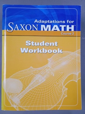 Adaptations for Saxon Math Course 3 - 1-13 Missing out of 120 Lessons