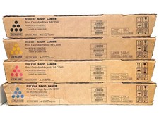 Set OF 4 Ricoh Genuine Toner For IM C3500 C3000 Black - Yellow - Magenta - Cyan
