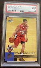 2009 Upper Deck #234 Stephen Curry Rookie Card Golden State Warriors RC PSA 9 Mi. rookie card picture