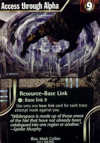 Access Through Alpha - Limited - v1.0 - Netrunner