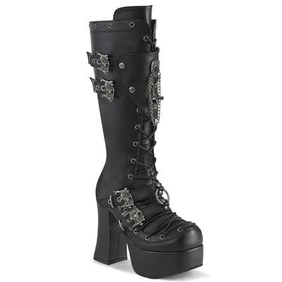 Black Platform KISS 1970s Punk Rock Tribute Band Gene Simmons Mens Costume Boots