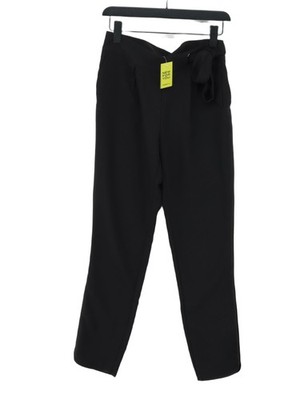Kiabi Women's Suit Trousers UK 8 Black 100% Other Straight Dress Pants