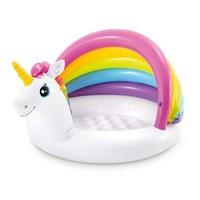 Intex Einhorn Baby Pool - Aufblasbares Kinderplanschbecken In Buntem Design