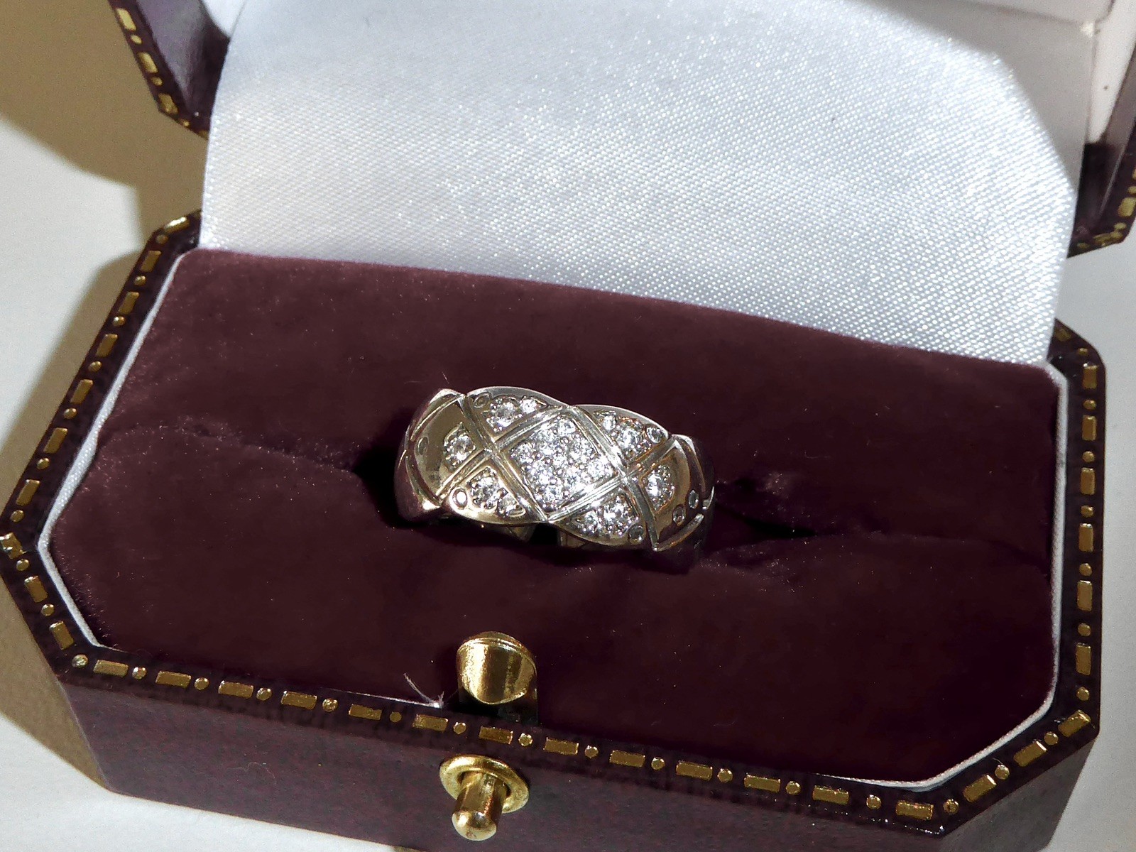 Custom Cluster Ring Large Designer Inspired - image 1