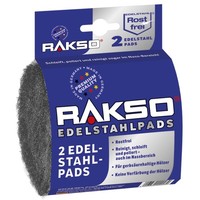 Edelstahl Pads 2Er Set Rakso Extra-Fein Rostfrei Reinigung Politur OberfläChen