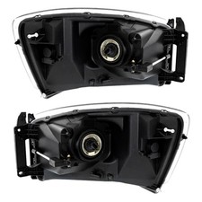 New Headlight Pair Fits Dodge Ram 1500 Ram 2500 Ram 3500 06 Ch2518114 55077795ad