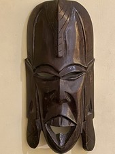 Hanging Tribal Art Face Mask Vintage