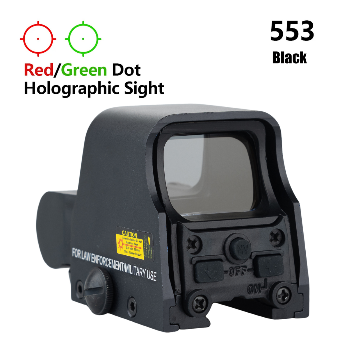 553 Red/Green Dot Holographic Reflex Sight For Picatinny Mount | eBay