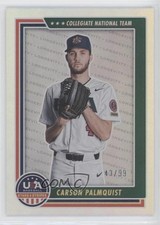 2022 Panini USA Baseball Stars & Stripes Holo Gold 43/99 Carson Palmquist 0g4