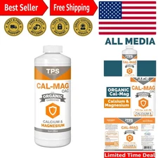 Organic Cal-Mag Liquid Fertilizer Supplement - Nutrient-Rich Growth Aid (32 oz)