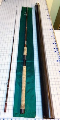 FENWICK WOODSTREAM FS90 Fiberglass 9'0'' spinning rod - rare vintage