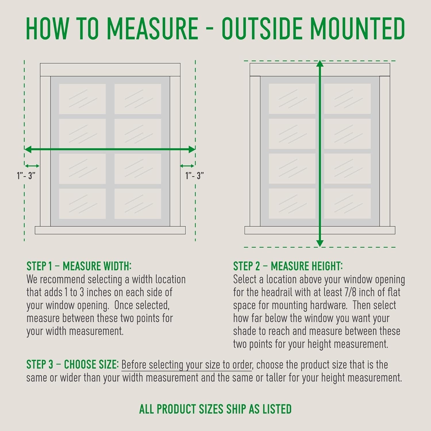 Cordless White 1” Light Filtering Mini Blinds 36” W x 36” H Window Blinds for...