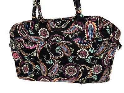 Vera Bradley Kiev Paisley Weekender Travel Bag Quilted Carry On Retired No Strap