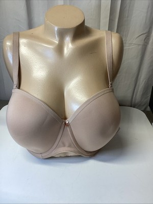 ELOMI SMOOTH UNDERWIRE MOULDED NON-PADDED T-shirt BRA beige 32k Style EL4300