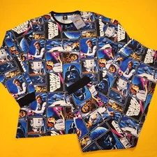 Cakeworthy Star Wars PJ's Set Blue Pajamas Size 2XL NEW