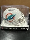 RICKY WILLIAMS Signed Riddell Dolphins Mini Helmet Eclipse  PSA AUTO
