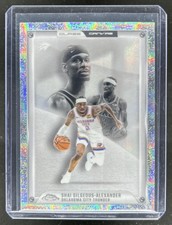 2025-26 Topps Chrome Shai Gilgeous-Alexander Glass Canvas SSP #GC-4 Thunder