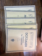 5 Vtg Schirmer's Library of Musical Classics Vol. 639, 1591,1603,1608,1273 Lot