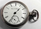 👀😊NICKEL S/CASED, S/WIND ELGIN, GR:96, 18s, 7Js OPEN FACE POCKET WATCH,FWO😎👀