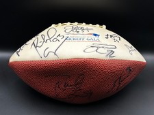 2007 New England Patriots Kickoff Gala Autographed Football w/ *9* Autographs