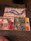Situation 4 Game by Parker Brothers Complete Vintage 1968 Action Puzzle Strategy