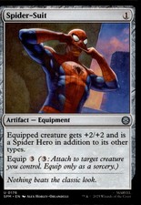 Spider-Suit 176 Uncommon Marvel's Spider-Man Magic: The Gathering Near Mint