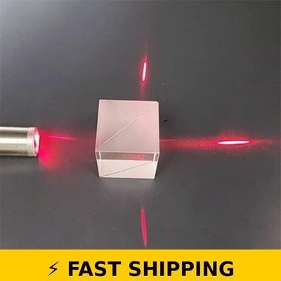 NYJLGD Beam Splitter Cube Optical Glass 30mm 50:50 Ratio