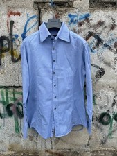VINTAGE GUCCI by TOM FORD DRESS SHIRT BLUE SIZE 43/17 XL
