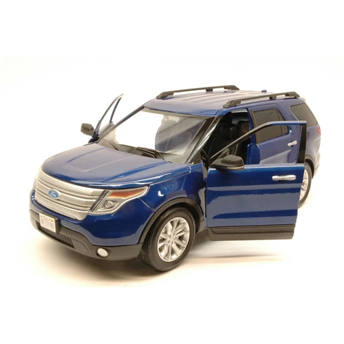 FORD EXPLORER XLT 2015 BLUE 1:18 Motormax Auto Stradali Modellino Nuovo - Immagine 3 di 3
