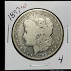 1893-O MORGAN SILVER DOLLAR, VG DETAILS