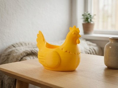Easter Chicken Bowl   Cute Hen Candy Dish Dekoschale