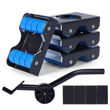 Furniture Sliders Furniture Movers with Wheels 700LBS- 4 Metal Slider with An...