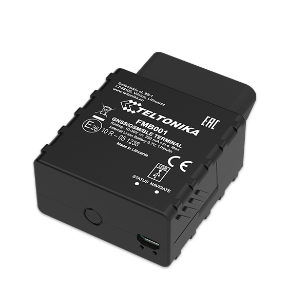 Teltonika FMB001 Easy GPS Vehicle tracker GNSS GSM OBD2 USB Bluetooth battery