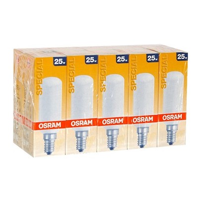 10x OSRAM Röhre 25W E14 MATT Glühbirne 25 Watt Glühbirnen Ersatz f. Kerze Kerzen