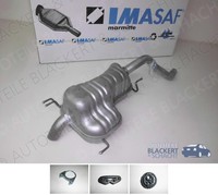 Imasaf Auspuff Endtopf für Opel Opel Combo Tour + Kasten 1.4 2012-