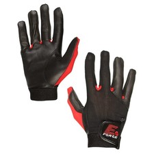 E-Force Weapon Racquetball Glove Black/Red-Rl