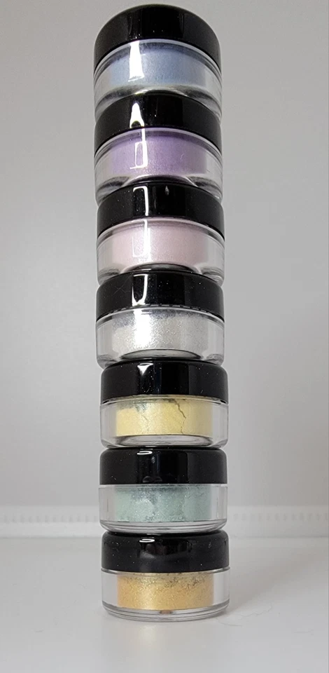 7 pc SET PURE ESSENTIALS MINERAL  PASTEL UNICORN EYE SHADOW COLLECTION Ltd ED - Image 3 of 4