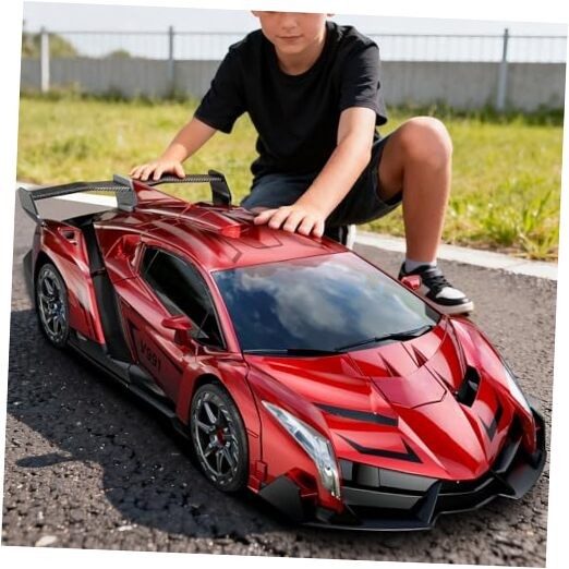 V991 2-in-1 Transform Robot RC Car, 1:10 Large Transform Toy