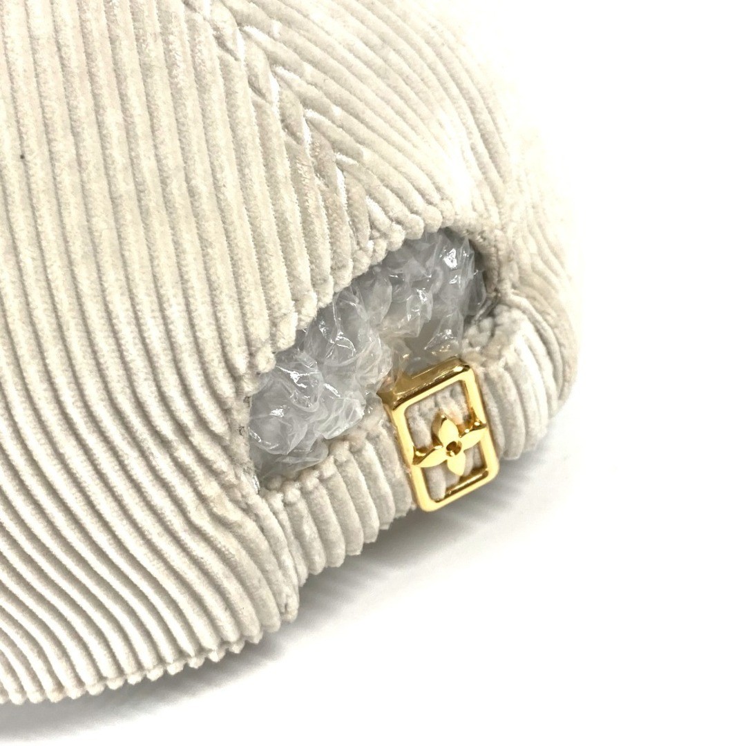 LOUIS VUITTON Cap LV Signature Corduroy M7752L Hat Cap Grey  display picture 3