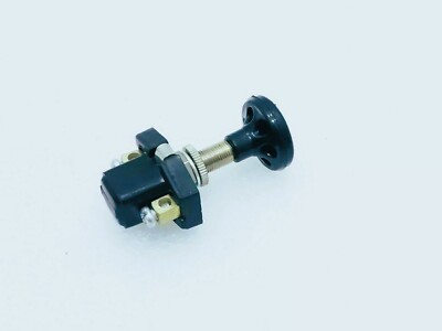 On/Off Pus/pull Switch 12v 5amp+Screw Terminals Long Thread Rod For Jeep