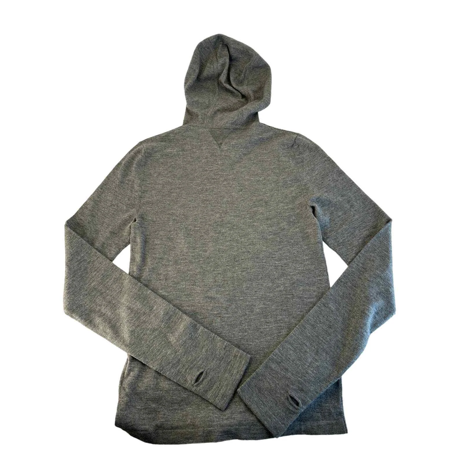 Maglione con cappuccio Bottega Veneta misto cashmere balaclava grigio taglia small