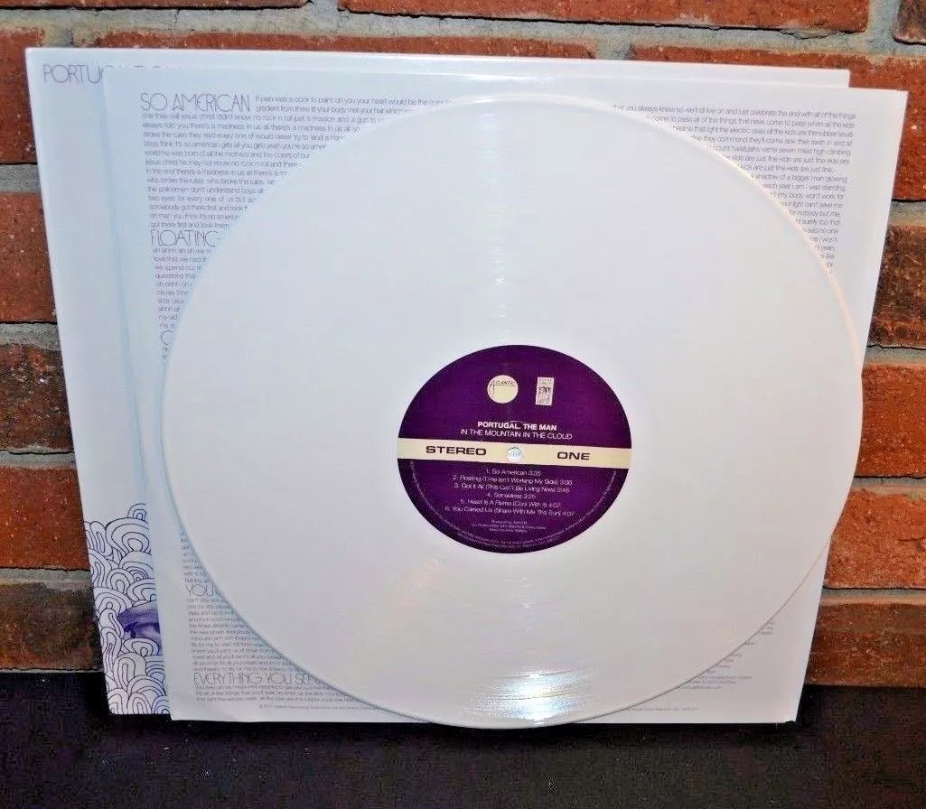 PORTUGAL THE MAN - In the Mountain in the Cloud, 1st Press Ltd WHITE VINYL  New!