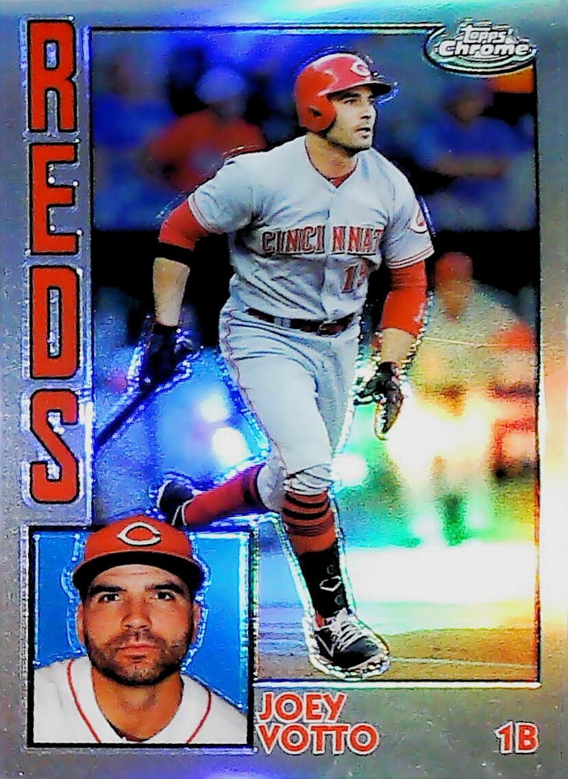 2019 TOPPS CHROME 1984 VARIATION REFRACTOR 84TC-7 JOEY VOTTO