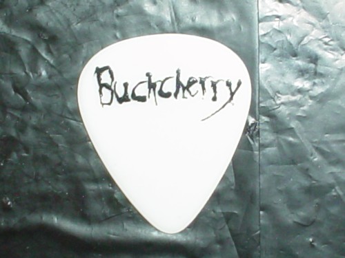 BUCKCHERRY Josh Todd Logo 2000's LIT UP LOOSE MEAT Concert Tour GUITAR PICK #6