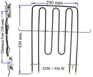 Ariston Indesit Resistance Electric Oven Top Grill 2250 W C00081591 Ebay