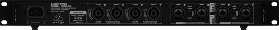 BEHRINGER Power Amplifier Business PA 4ch 75W EUROPOWER EPQ304 From Japan NEW - Image 2 of 2