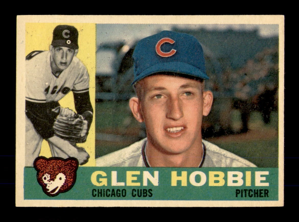 1960 Topps #182 Glen Hobbie EX-MT Baseball Card *OBGcards*