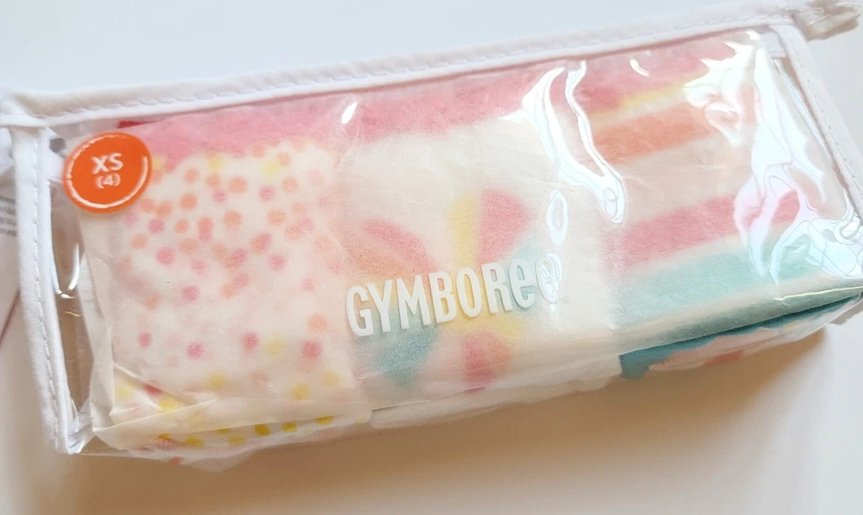 Gymboree Niñas Bragas XS 4 Ropa Interior Paquete de 3 Pares Panty Nuevo con Etiquetas Lunares Rayas Corazón Foto 4 de 4