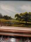 PAINTING Bayou Landscape with Live Oak and lillies — photo 3